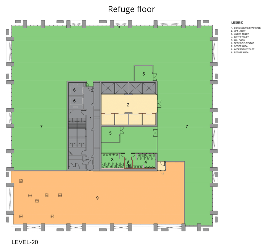 20th Floor Plan