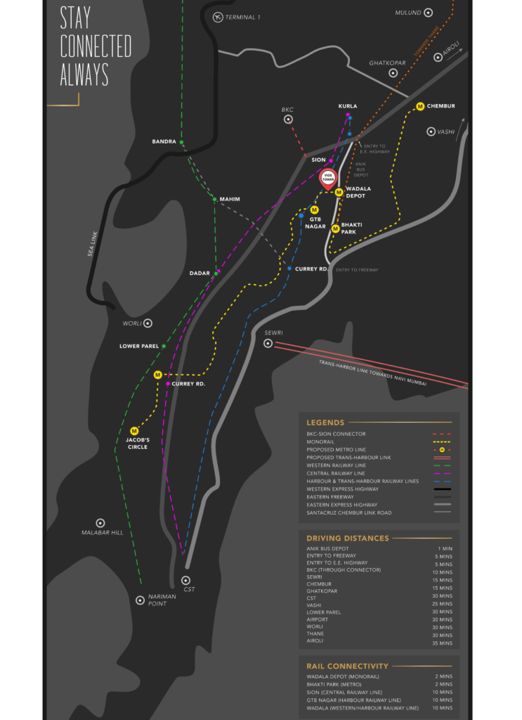 Main Metro Map Tower